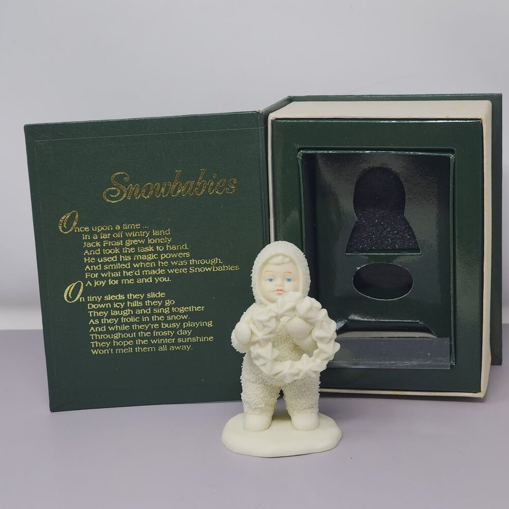 Snowbabies "O For Joy" Angel Figurine From‎ Department 56 With Original Box